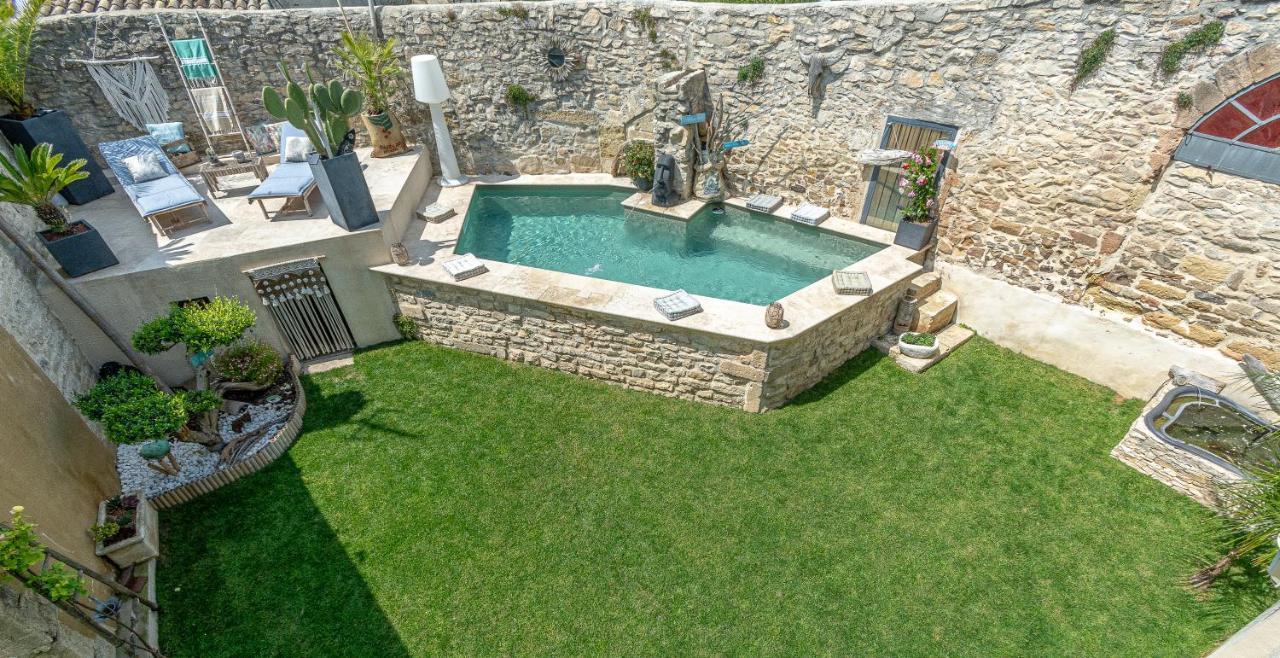 Le Baratier - Demeure De Charme Sauna & Piscine Calvisson Εξωτερικό φωτογραφία